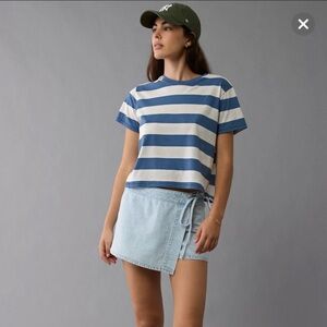 NWOT American Eagle Stripped Tee